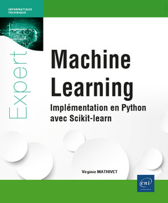 Cover of the book Machine Learning - Implémentation en Python avec Scikit-learn