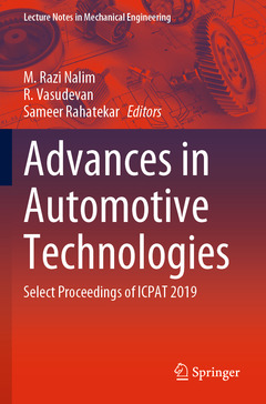 Couverture de l’ouvrage Advances in Automotive Technologies