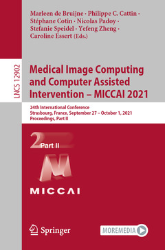 Couverture de l’ouvrage Medical Image Computing and Computer Assisted Intervention – MICCAI 2021