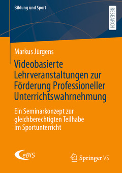 Couverture de l’ouvrage Videobasierte Lehrveranstaltungen zur Förderung Professioneller Unterrichtswahrnehmung