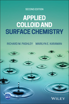 Couverture de l’ouvrage Applied Colloid and Surface Chemistry