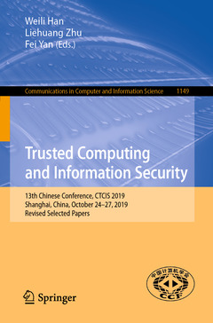 Couverture de l’ouvrage Trusted Computing and Information Security
