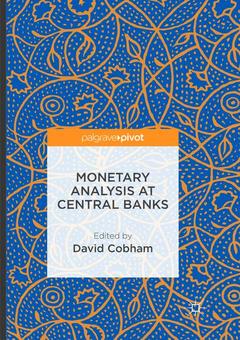 Couverture de l’ouvrage Monetary Analysis at Central Banks