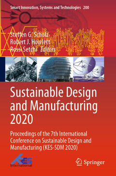 Couverture de l’ouvrage Sustainable Design and Manufacturing 2020