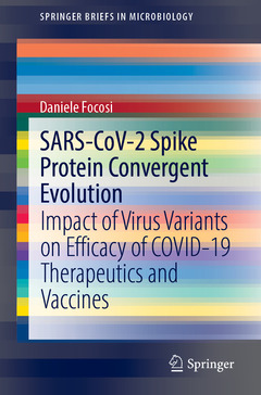 Couverture de l’ouvrage SARS-CoV-2 Spike Protein Convergent Evolution