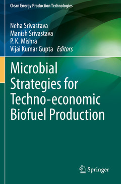 Couverture de l’ouvrage Microbial Strategies for Techno-economic Biofuel Production