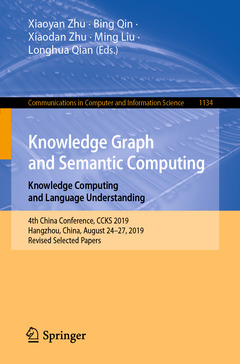 Couverture de l’ouvrage Knowledge Graph and Semantic Computing: Knowledge Computing and Language Understanding