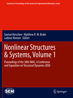 Couverture de l’ouvrage Nonlinear Structures & Systems, Volume 1