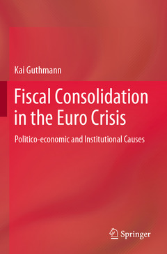 Couverture de l’ouvrage Fiscal Consolidation in the Euro Crisis