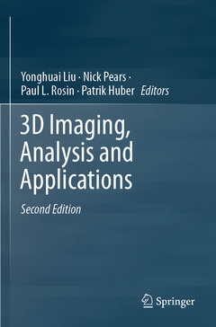 Couverture de l’ouvrage 3D Imaging, Analysis and Applications