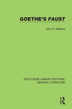 Couverture de l’ouvrage Goethe's Faust