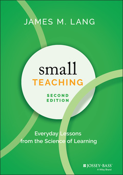 Cover of the book Small Teaching