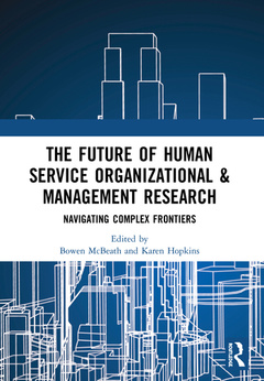 Couverture de l’ouvrage The Future of Human Service Organizational & Management Research