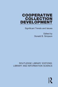Couverture de l’ouvrage Cooperative Collection Development
