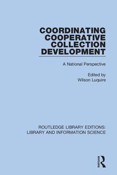 Couverture de l’ouvrage Coordinating Cooperative Collection Development