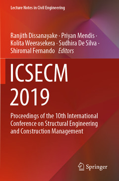 Cover of the book ICSECM 2019