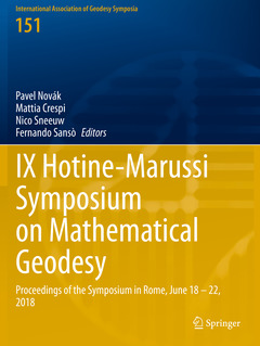 Couverture de l’ouvrage IX Hotine-Marussi Symposium on Mathematical Geodesy