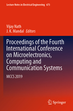 Cover of the book Proceedings of the Fourth International Conference on Microelectronics, Computing and Communication Systems