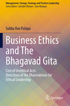 Couverture de l’ouvrage Business Ethics and The Bhagavad Gita