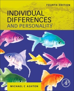Couverture de l’ouvrage Individual Differences and Personality