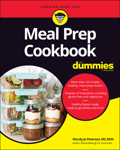 Couverture de l’ouvrage Meal Prep Cookbook For Dummies