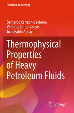 Couverture de l’ouvrage Thermophysical Properties of Heavy Petroleum Fluids