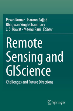 Cover of the book Remote Sensing and GIScience