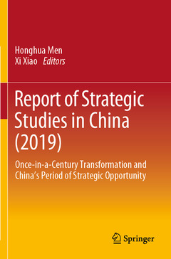 Couverture de l’ouvrage Report of Strategic Studies in China (2019)