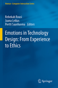 Couverture de l’ouvrage Emotions in Technology Design: From Experience to Ethics