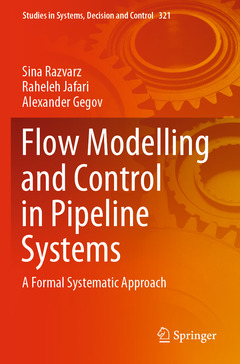 Cover of the book Flow Modelling and Control in Pipeline Systems
