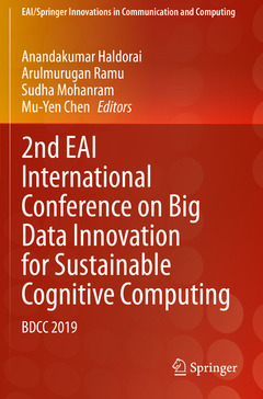 Couverture de l’ouvrage 2nd EAI International Conference on Big Data Innovation for Sustainable Cognitive Computing