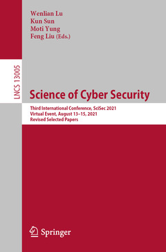 Couverture de l’ouvrage Science of Cyber Security