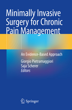 Couverture de l’ouvrage Minimally Invasive Surgery for Chronic Pain Management