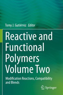 Couverture de l’ouvrage Reactive and Functional Polymers Volume Two
