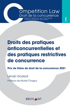Couverture de l’ouvrage Droits des pratiques anticoncurrentielles et des pratiques restrictives de concurrence