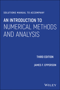 Couverture de l’ouvrage Solutions Manual to accompany An Introduction to Numerical Methods and Analysis