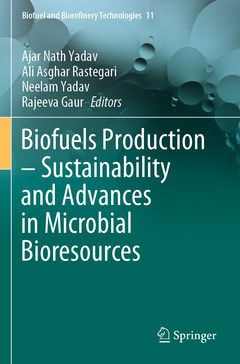 Couverture de l’ouvrage Biofuels Production – Sustainability and Advances in Microbial Bioresources