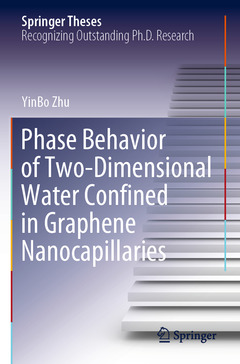 Couverture de l’ouvrage Phase Behavior of Two-Dimensional Water Confined in Graphene Nanocapillaries