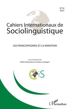 Couverture de l’ouvrage Cahiers internationaux de sociolinguistique