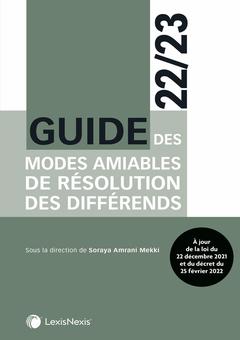 Cover of the book Guide des modes amiables de résolution des différends 22/23