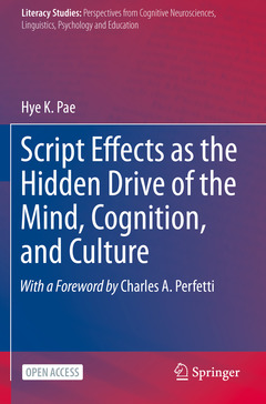 Couverture de l’ouvrage Script Effects as the Hidden Drive of the Mind, Cognition, and Culture