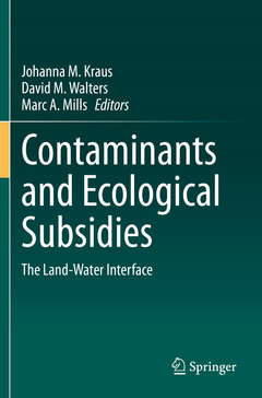 Couverture de l’ouvrage Contaminants and Ecological Subsidies