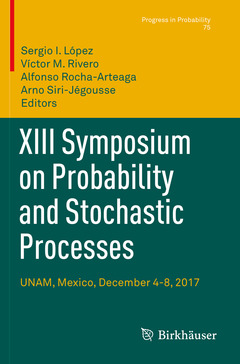 Couverture de l’ouvrage XIII Symposium on Probability and Stochastic Processes