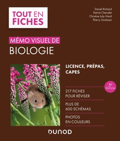 Cover of the book Mémo visuel de biologie - 5e éd