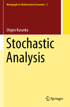 Couverture de l’ouvrage Stochastic Analysis