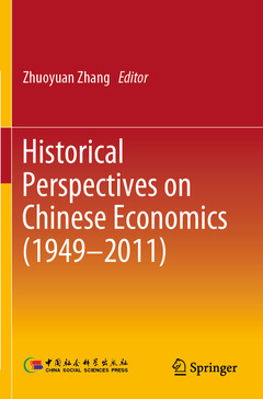 Couverture de l’ouvrage Historical Perspectives on Chinese Economics (1949-2011)