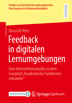 Cover of the book Feedback in digitalen Lernumgebungen