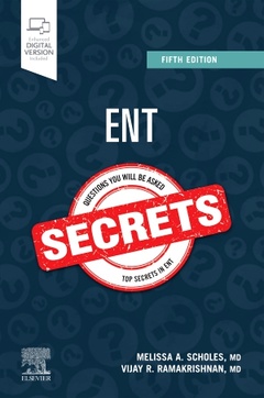 Couverture de l’ouvrage ENT Secrets
