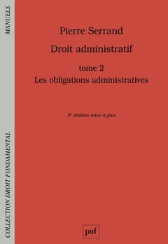 Couverture de l’ouvrage Droit administratif Tome 2