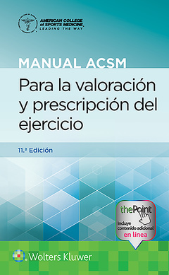 Couverture de l’ouvrage Manual ACSM para la valoración y prescripción del ejercicio
